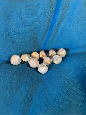 Marbles See Through White Swirls In The Middle NWOTS 10 In Stock